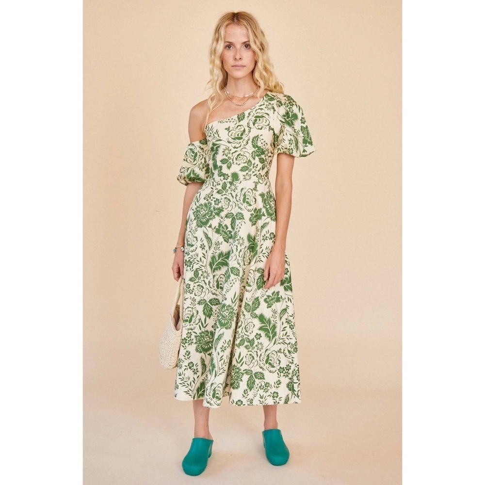 Hunter Bell Magnolia Dress in Green Gardens